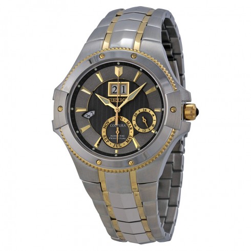 Seiko Coutura Kinetic Quartz Grey Dial Two-tone Men's Watch SNP108 watches