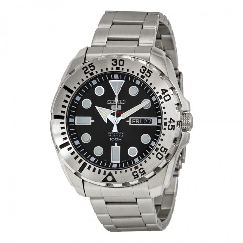 Seiko Diver Automatic Black Dial Stainless Steel Men's Watch SRP599K1S watches
