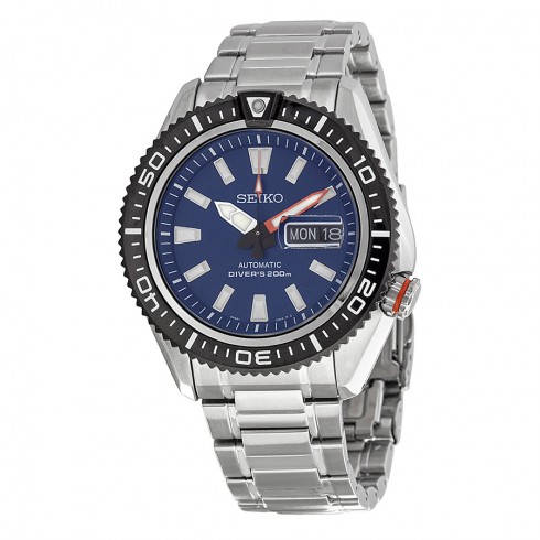Seiko Diver Blue Dial Stainless Steel Men's Watch SRP493 watches