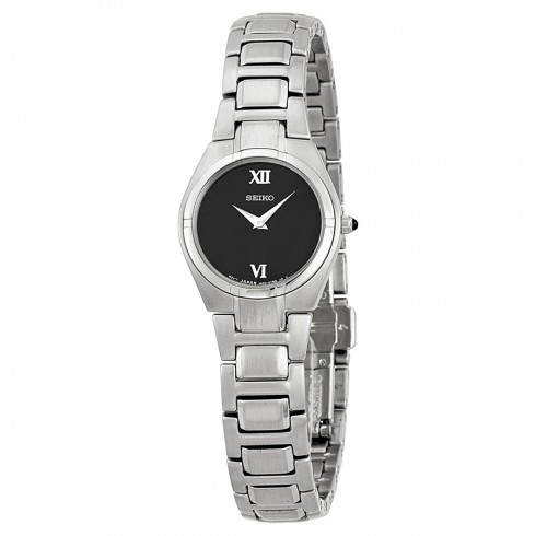 Replica Seiko Dress Steel Black Ladies Watch SUJD53 Watch