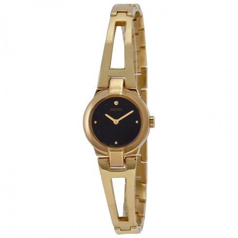 Seiko Gold Tone Stainless Steel Ladies Dress Watch SUJ706 watches