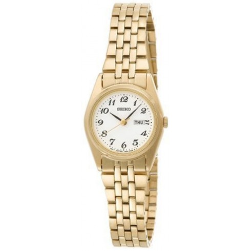 Seiko Gold-tone Ladies Bracelet Watch SXA126 watches
