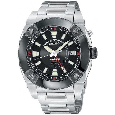 Seiko Kinetic GMT Men's Watch SUN005 watches