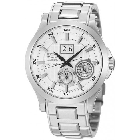 Seiko Premier Kinetic Perpetual Calendar Men's Watch SNP001 watches