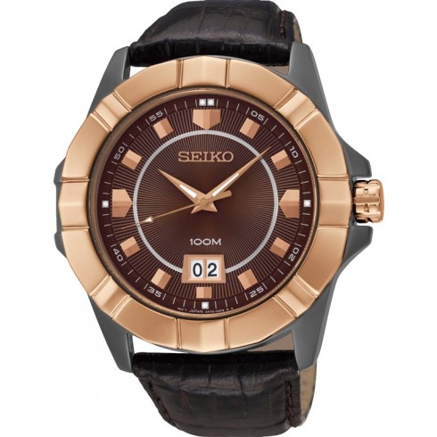 Seiko Lord Brown Dial Men's Watch SUR138 watches