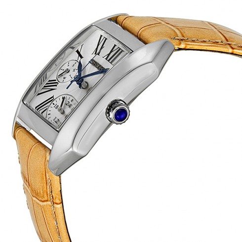 Seiko Multifunction Silver Dial Tan Leather Ladies Watch SKY737P2 watches