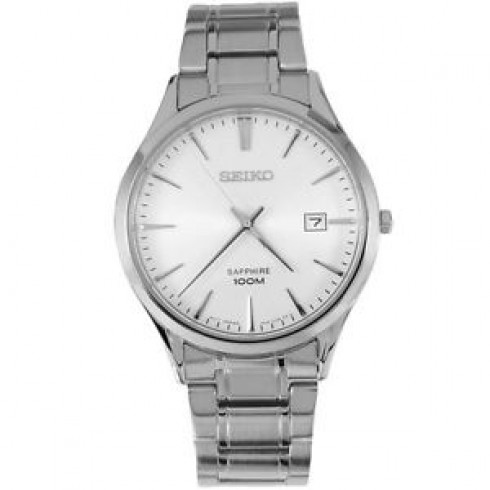 Seiko Neo Classic Silver Dial Stainless Steel Men's Watch SGEG93 watches