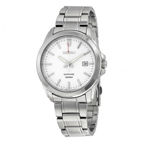Seiko Neo Classic White Dial Stainless Steel Men's Watch SGEH45 watches