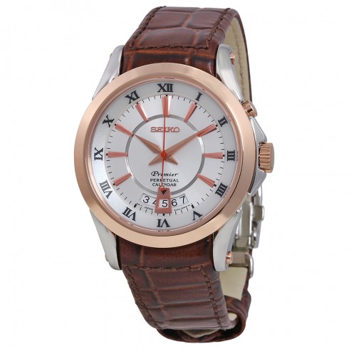 Seiko Premier Rose Gold-tone Men's Watch SNQ126 watches