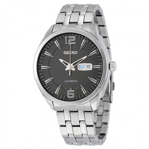 Seiko Recraft Automatic Black Dial Stainless Steel Men's Watch SNKN47 watches