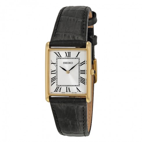 Seiko Silver Dial Gold-tone Ladies Watch SFP608 watches