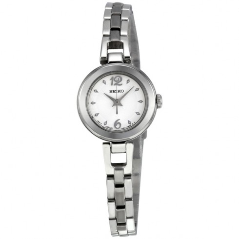 Seiko Silver Dial Stainless Steel Ladies Watch SXGN77 watches