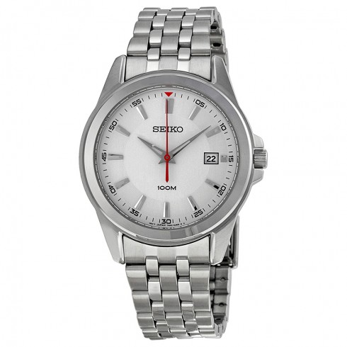 Seiko Silver Dial Stainless Steel Men's Watch SGEG83 watches