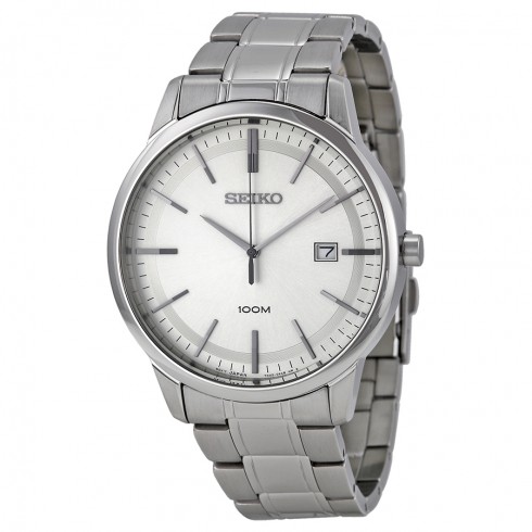 Seiko Silver Dial Stainless Steel Men's Watch SGEH07P1 watches