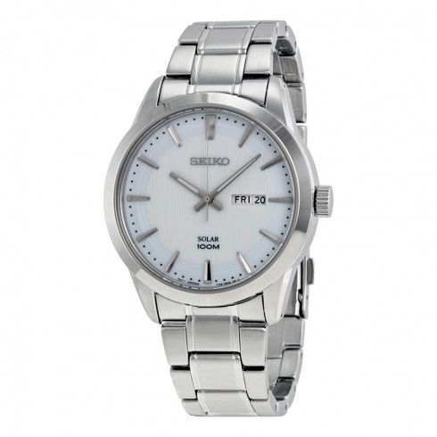 Seiko Silver Dial Stainless Steel Men's Watch SNE359P1S watches
