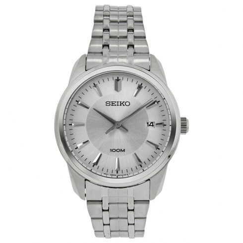 Seiko Silver Dial Stainless Steel Men's Watch SGEG01 watches