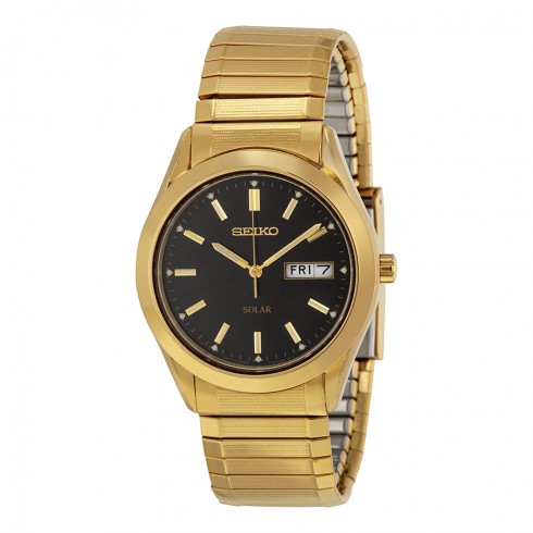 Seiko Solar Quartz Expansion Bracelet Men's Watch SNE060 watches