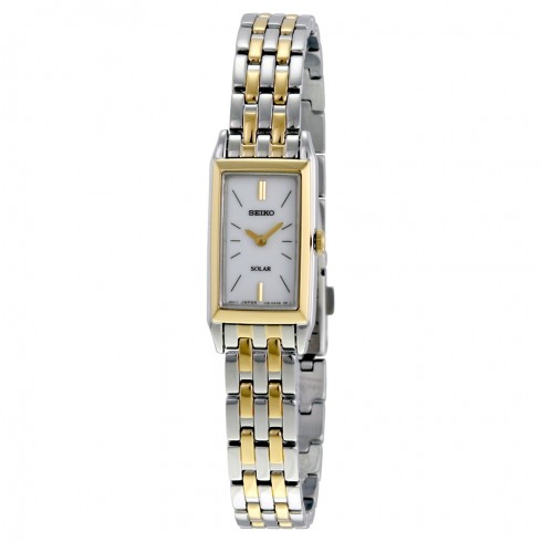 Seiko Solar Quartz Two-tone Ladies Watch SUP028 watches