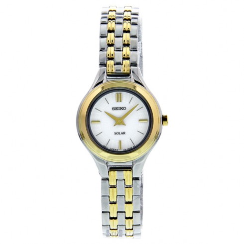 Seiko Solar White Dial Ladies Watch SUP004 watches