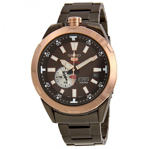 Seiko Spacewalk Automatic Brown Dial Brown Ion-plated Men's Watch SSA174 watches