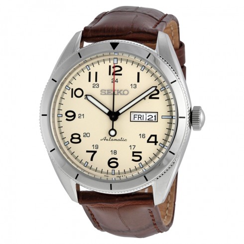 Seiko Sport Beige Dial Automatic Men's Watch SRP713 watches