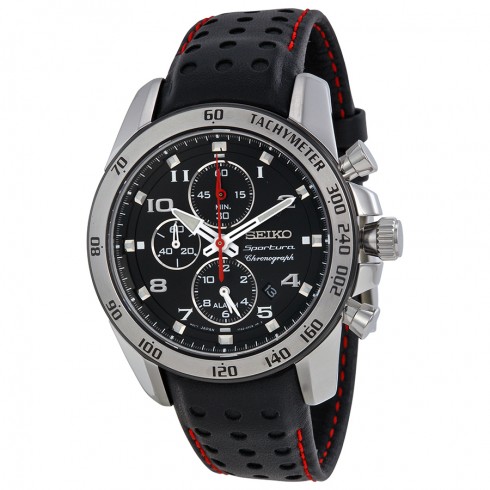 Seiko Sportura Chronograph Alarm Men's Watch SNAE65 watches