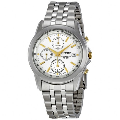 Seiko Stainless Steel Chronograph Men's Watch SNDC11 watches