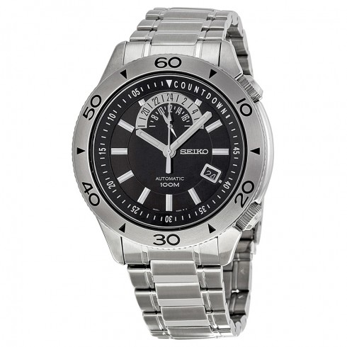 Seiko Superior Automatic Black Dial Stainless Steel Men's Watch SSA181 watches