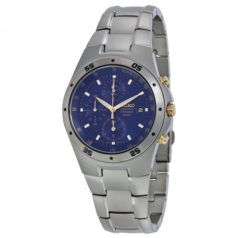 Seiko Titanium Chronograph Men's Watch SND449 watches