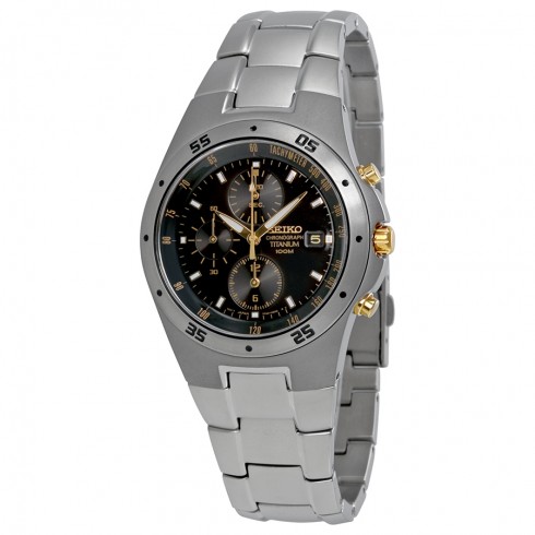 Seiko Titanium Chronograph Men's Watch SND451 watches