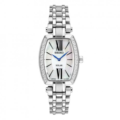 Seiko Tressia Mother of Pearl Dial Stainless Steel Ladies Watch SUP283 watches