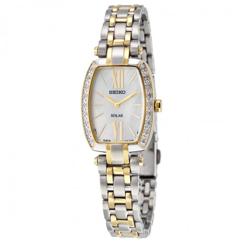 Seiko Tressia Mother of Pearl Dial Two-tone Ladies Watch SUP284 watches