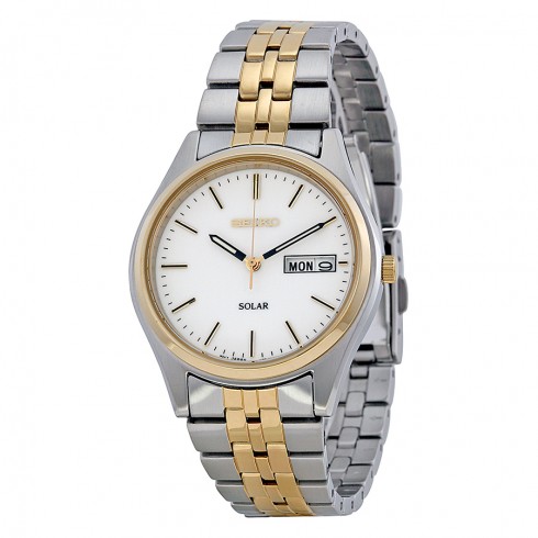 Seiko Two-tone Solar Men's Watch SNE032 watches