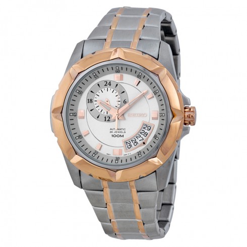 Seiko Two-tone GMT Men's Watch SSA224K1 watches
