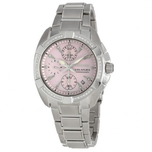 Replica Seiko Velatura Chronograph Diamond Ladies Watch SNDZ37P1 Watch