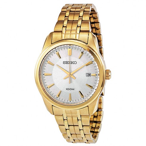 Seiko White Dial Gold-tone Men's Watch SGEG12 watches