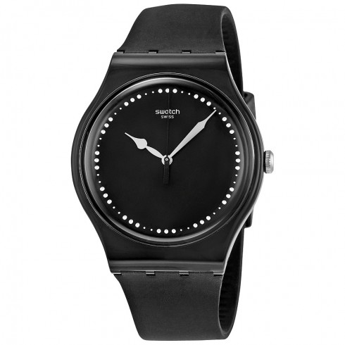 Swatch Alcala Black Dial Unisex Casual Watch SUOB131 watches