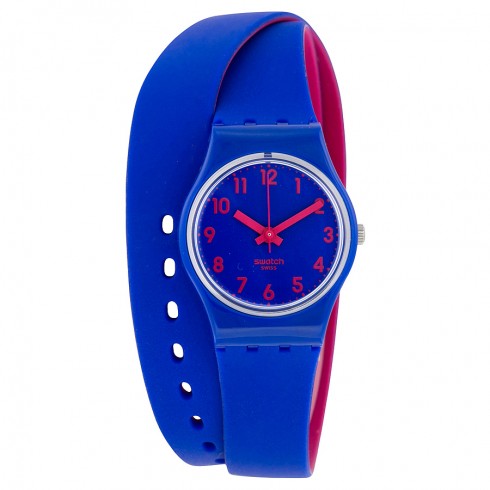 Swatch Biko Bloo Blue and Pink Ladies Watch LS115 watches