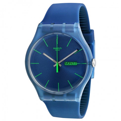 Swatch Blue Rebel Men's Watch SUON700 watches