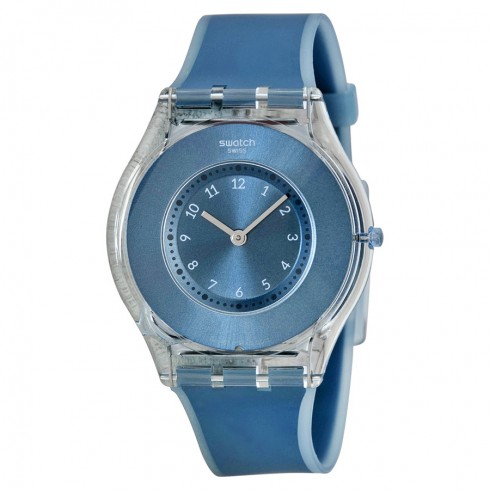 Swatch Dive In Blue Dial Blue Silicone Ladies Watch SFS103 watches