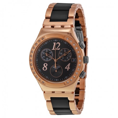 Swatch Dreamnight Rose Chronograph Ladies Watch YCG404G watches