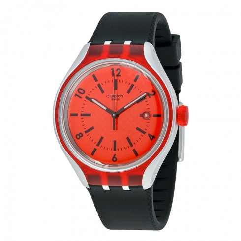 Swatch Go Red Silicone Men's Watch YES4008 watches