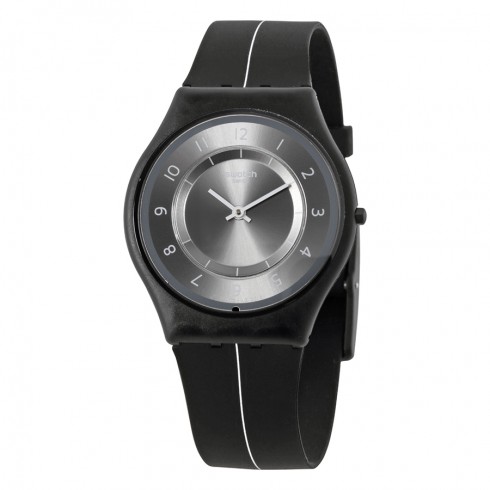 Swatch My Silver Black Ladies Casual Watch SFB145 watches