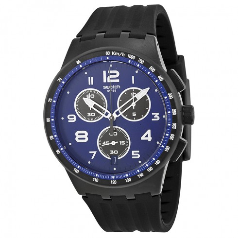 Swatch Nitespeed Blue Dial Unisex Watch SUSB402 watches