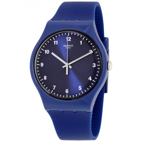 Swatch Originals Mono Blue Dial Silicone Men's Watch SUON116 watches