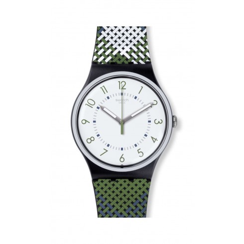 Swatch Pull- Over White Dial Men's Casual Watch SUON115 watches
