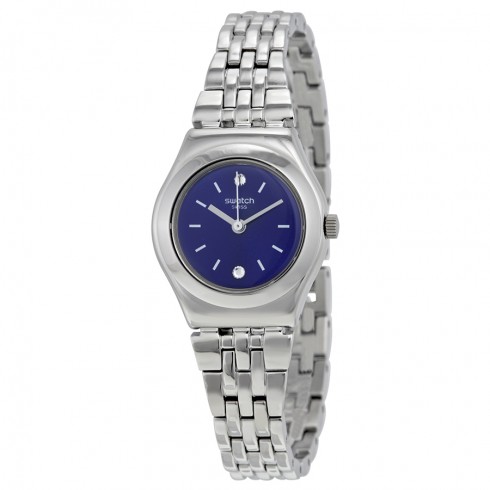 Swatch Sloane Blue Dial Stainless Steel Ladies Watch YSS288G watches