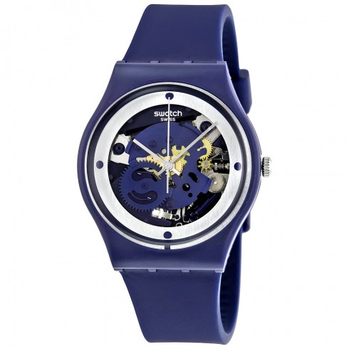 Swatch Squelette Blue Skeleton Dial Ladies Watch GN245 watches