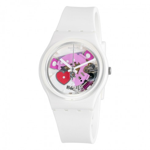 Swatch Tender Present Skeleton Dial Unisex Casual Watch GZ300 watches