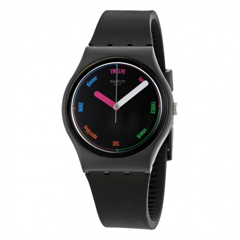 Swatch The Strapper Black Dial Ladies Casual Watch GB289 watches